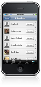 Mobile application for conferences