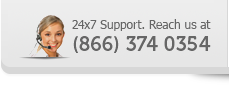 24x7 Support. Reach us at (866) 374 0354