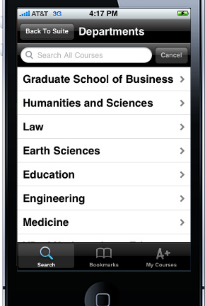 University Apps for News Casts