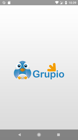 Grupio mobile app screen