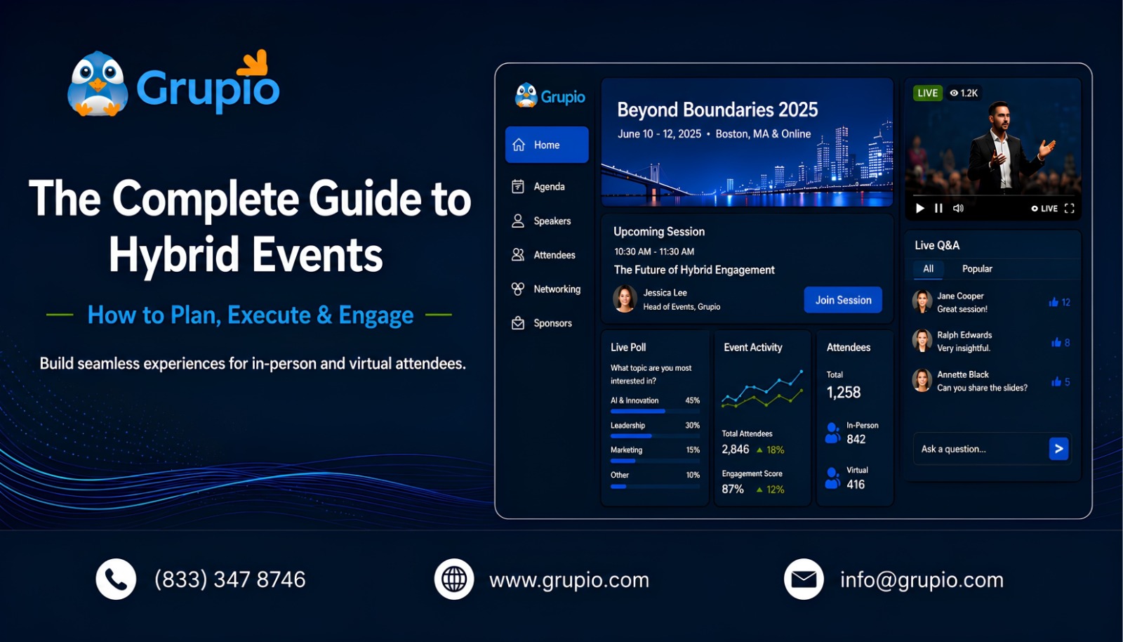 The Complete Guide to Hybrid Event: How to Plan, Execute & Engage