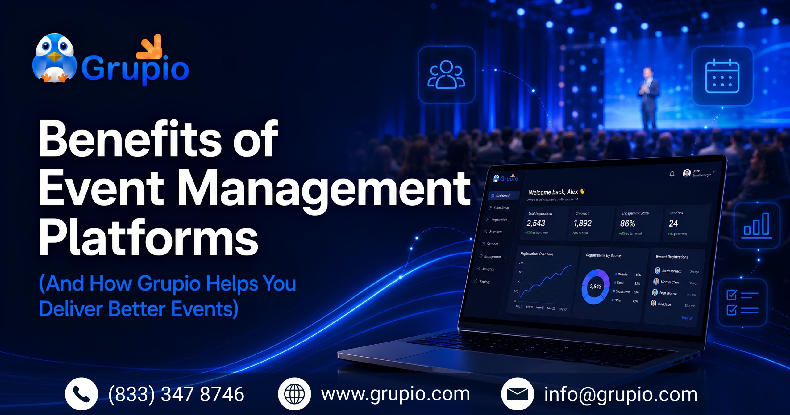 Benefits of Event Management Platforms (And How Grupio Helps You Deliver Better Events)