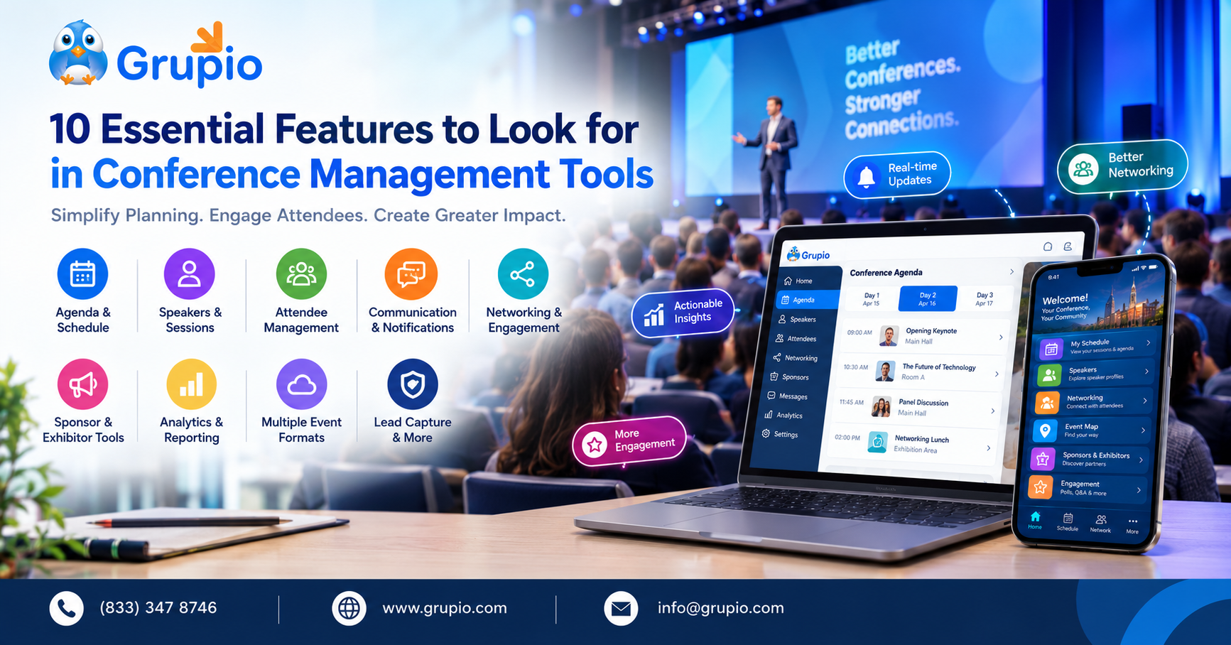 10 Must-Have Features of Conference Management Software for Event Organizers